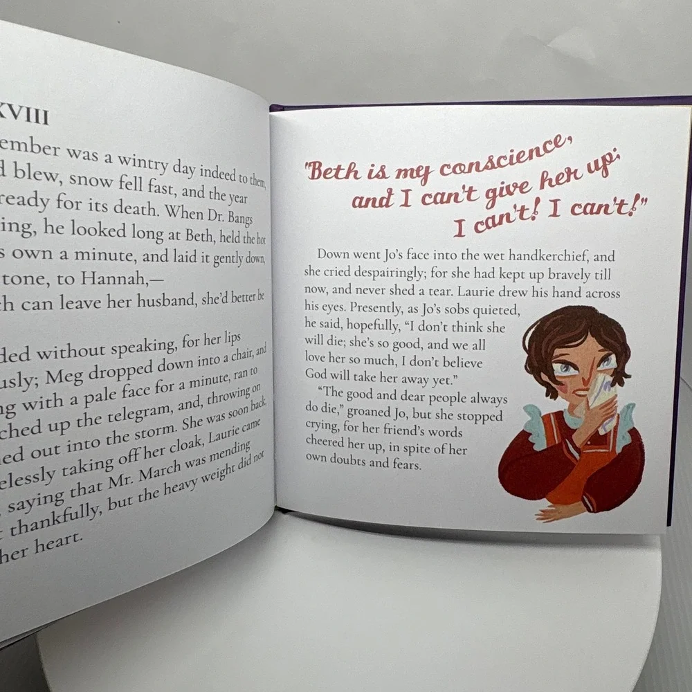 Classic Moments From Little Women Book Excerpts Louisa May Alcott Ice House Book